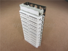 100 pairs LSA disconnection terminal block with label holder