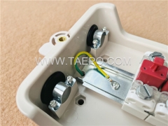 Outdoor 10 pair telecom distribution box with STB module over-voltage protection