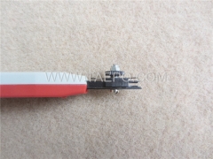 Red Insertion tool for MDF disconnection block 71 #TP-1401-100 with plastic chunk