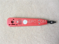 Red Insertion tool for MDF disconnection block 71 #TP-1401-100 with plastic chunk