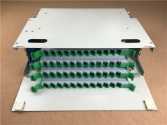 19 inch 2U height rack mounted 48 fibers optical distribution frame