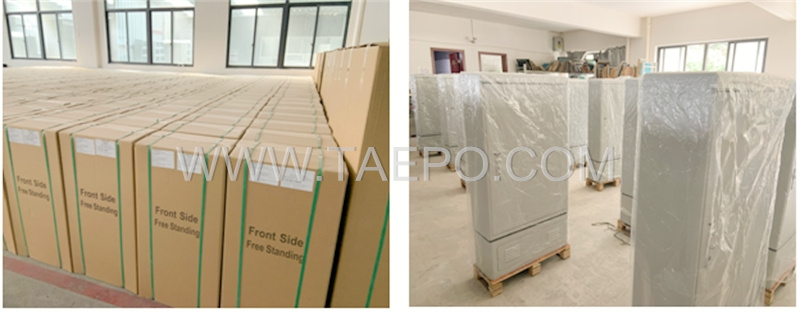 Packing picture for 144 fibers SMC street fiber Optical Cross Connection Cabinet