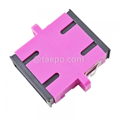Multimode OM4 duplex UPC SC Fiber optic adapter