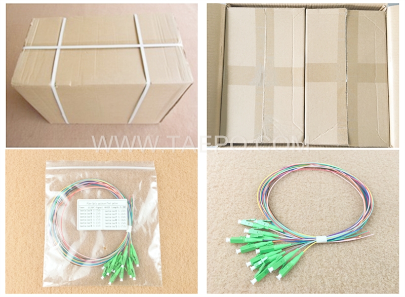 Packing Picture for Single mode 12 fibers LC APC Fiber optic fanout pigtail