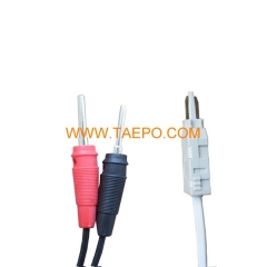 2-pole LSA test plug to banana plug LSA test cord