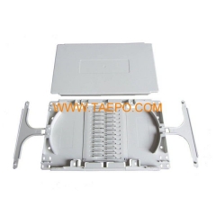 Fiber optic splice tray