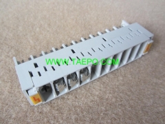 10 pairs 3-pole over-voltage protection magazine with GDT arrester