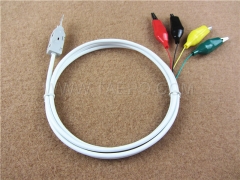 4-pole krone test plug to alligator clip test cord LSA