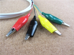 4-pole krone test plug to alligator clip test cord LSA