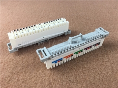 Krone 10 pair lsa plus disconnection module with color label from China Manufacturer
