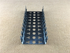 10 ways 10 pairs LSA krone back mount frame to facilitate the organization termination and connection of multiple telephone or data lines.