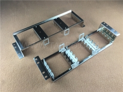 15 ways stainless steel 10 pair krone rack mount frame