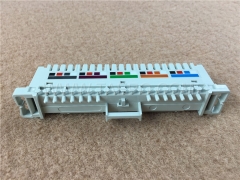 Telecom parts suppliers of Krone telephone connection module 10 pair with color label