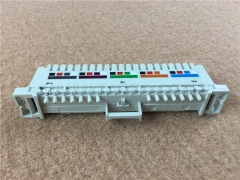 Krone telephone connection module 10 pair with color label