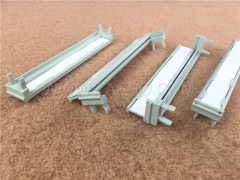Double sided 10 pairs hinged krone label holder for LSA disconnection module