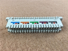 Krone telephone connection module 10 pair with color label