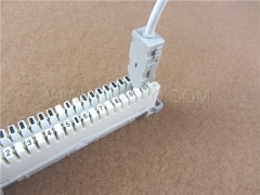 LSA test plug to LSA test plug 4-pole connection cord