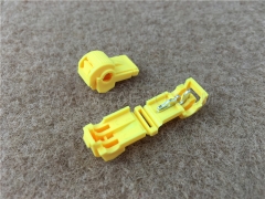 Single pin 1 wire yellow self-stripping electrical tap 3m 953 connector