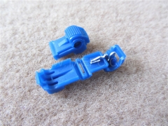 Single pin 1 wire blue self-stripping electrical tap 3m 952 connector