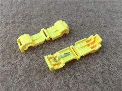 Single pin 1 wire yellow self-stripping electrical tap 3m 953 connector