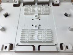Sample Free 12 fibers plastic Fiber optic splice tray with snap-on cover from China Manufacturer TAEPO for Sale