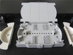 19 inch 1U 24 port Rack mounted ODF Optical Distribution Frame with SC fiber optic adapters