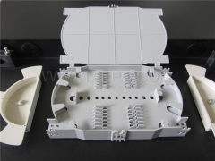 19 inch 1U 24 fibers Rack mounted ODF Optical Distribution Frame with SC fiber optic adapters