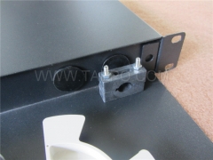19 inch 1U 24 port Rack mounted ODF Optical Distribution Frame with SC fiber optic adapters