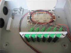Cold rolling steel housing with powder coating outdoor 24 fibers SC FDB Fiber distribution box