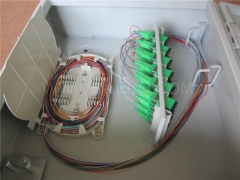 Cold rolling steel housing with powder coating outdoor 24 fibers SC FDB Fiber distribution box