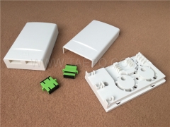 Indoor 4 port SC FTB home Fiber optic termination box from China Manufacturer TAEPO for Sale