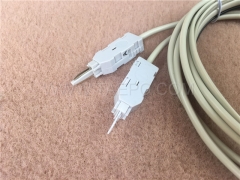 4 pole Krone test plug to alligator clip test cord lsa