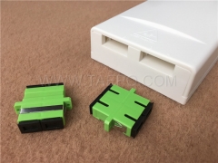 Indoor 4 port SC FTB home Fiber optic termination box from China Manufacturer TAEPO for Sale