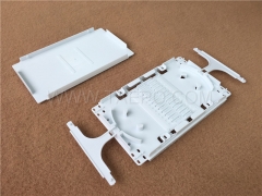 Telecom Parts Export 24 fibers plastic Fiber optic splice tray with snap-on cover from China Manufacturer TAEPO for Sale
