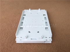 Telecom Parts Export 24 fibers plastic Fiber optic splice tray with snap-on cover from China Manufacturer TAEPO for Sale