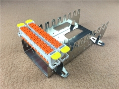 10 ways 10 pairs QCS back mount frame for QCS Quick Connection system terminal block