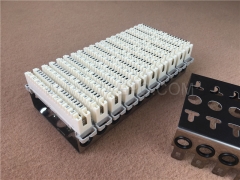 100 pairs LSA disconnection terminal block with 1 back mount frame and 10 krone module from China Manufactuer for Sale