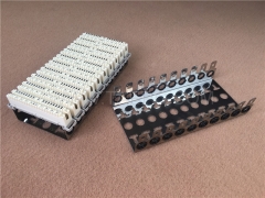 100 pairs LSA disconnection terminal block with 1 back mount frame and 10 krone module from China Manufactuer for Sale