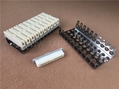 100 pairs LSA disconnection terminal block with 1 back mount frame and 10 krone module from China Manufactuer for Sale