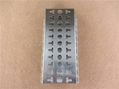 100 pairs LSA disconnection terminal block with label holder