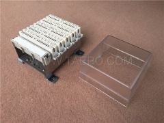 50 pairs krone LSA plus disconnection module block with label holder