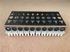 100 pairs LSA disconnection terminal block with 1 back mount frame and 10 krone module from China Manufactuer for Sale