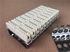 100 pairs LSA disconnection terminal block with 1 back mount frame and 10 krone module from China Manufactuer for Sale