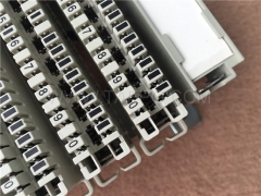 50 pairs Krone LSA plus connection terminal block with label holder