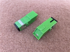 Singlemode simplex SC/APC fiber optic adapter with shutter from China Manufacturer TAEPO for Sale