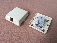 CAT3 2P2C jelly filled 1-port RJ11 telephone socket