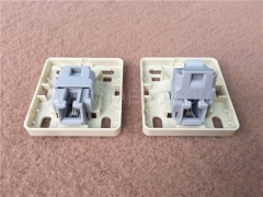 CAT3 2P2C jelly filled 1-port RJ11 telephone socket