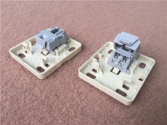 CAT3 2P2C jelly filled 1-port RJ11 telephone socket