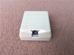 CAT3 2P2C jelly filled 1-port RJ11 telephone socket