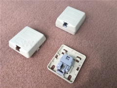 CAT3 2P2C jelly filled 1-port RJ11 telephone socket